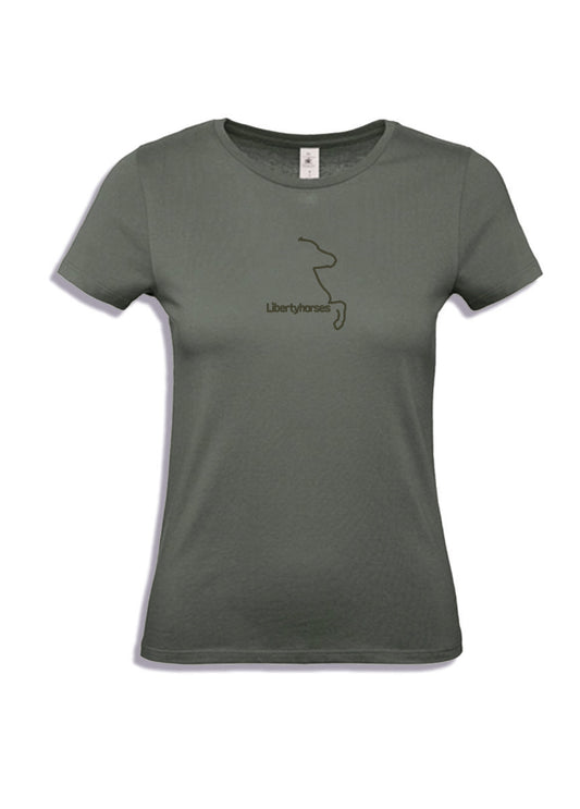 Libertyhorses Stickerei T-Shirt